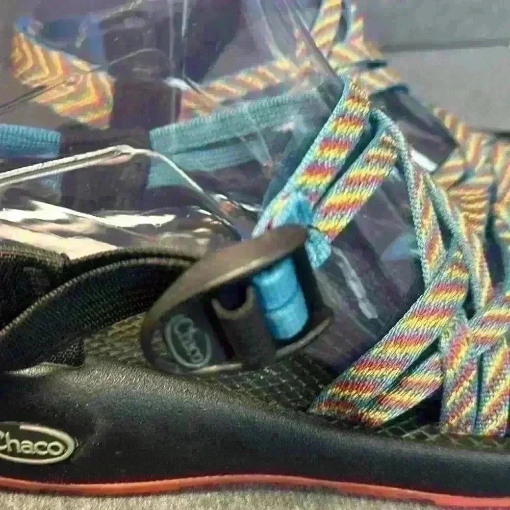 CHACO FIESTA ZX/2 CLASSIC DOUBLE STRAP MULTI-COLOR SPORT SANDALS WOMEN'S SZ 9 - Picture 12 of 13